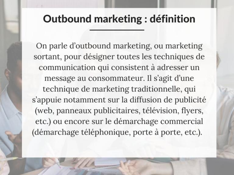 Outbound Marketing D Finition Explications Applications