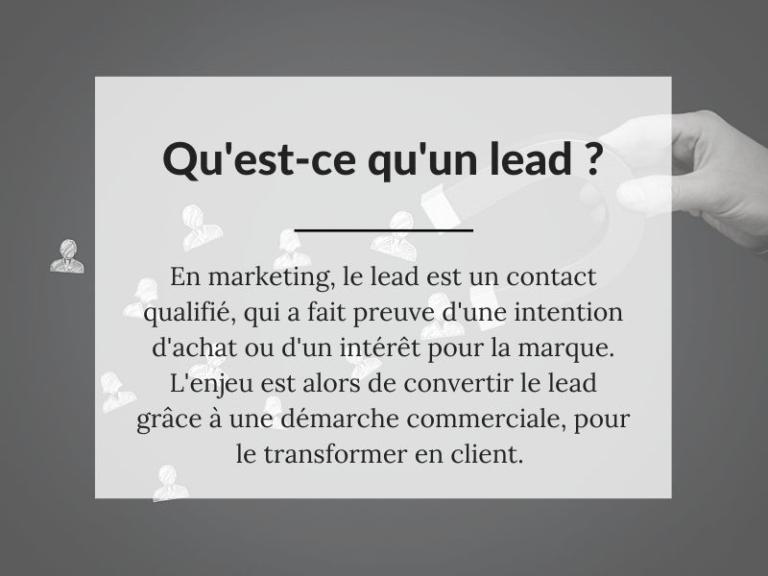 Qu'estce qu'un lead ? Explications claires